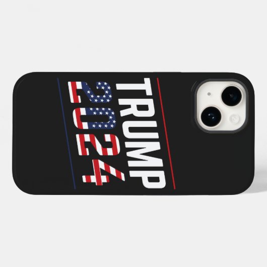 Trump 2024 Fan Design  Case-Mate iPhone Hülle (Rückseite (Horizontal))