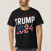 Trump 2024 Fan Design T-Shirt (Vorderseite)
