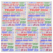Trump 2024 farbenfroh stoff (Muster)