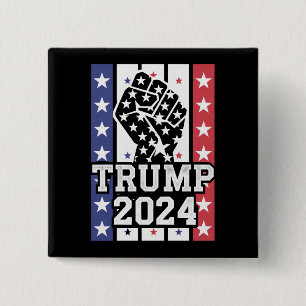 Trump 2024 Faust Outlaw Hillbilly J.D.Vance 2024 Button