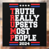 Trump 2024 fensteraufkleber (Blatt 2)