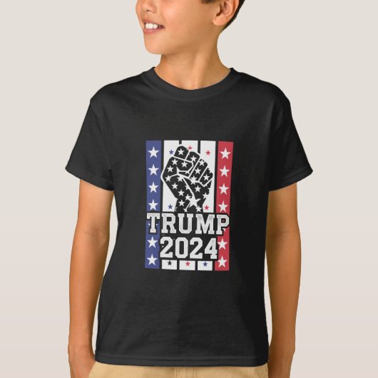 Trump 2024 Fist Outlaw Hillbilly J.D.Vance 2024 T-Shirt (Vorderseite)