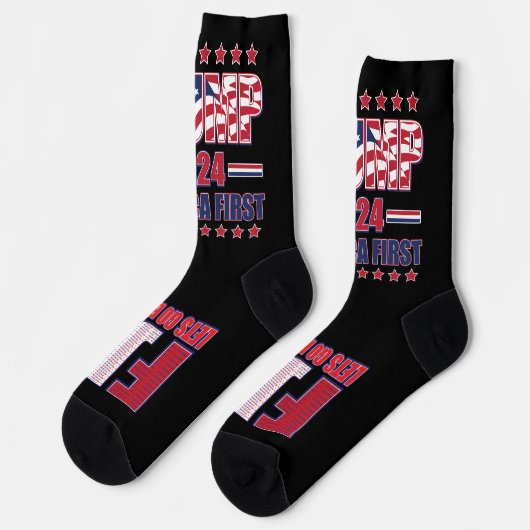 Trump 2024 FJB Socken (Linkes Detail)