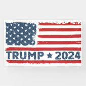 Trump 2024 Flag Amerika Banner (Horizontal)