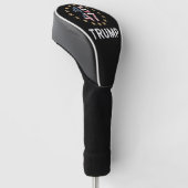 Trump 2024 Flag Amerika zurück 45 47 Golf Headcover (angewinkelt)