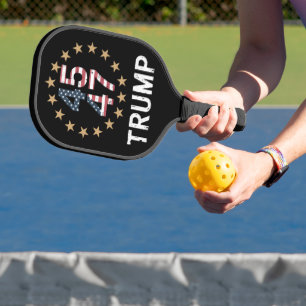 Trump 2024 Flag Amerika zurück 45 47 Pickleball Schläger