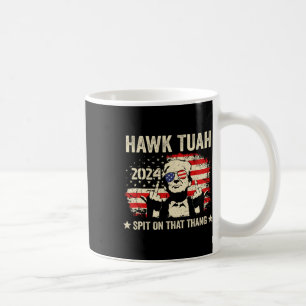 Trump 2024 Flag Funny Hawk Tush Middle Finger 24 V Kaffeetasse