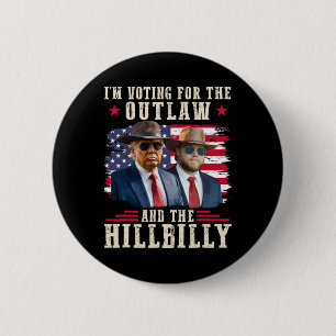Trump 2024 Flaggengesetz Hillbilly J.d.vance 2024  Button