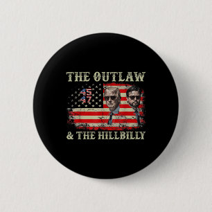 Trump 2024 Flaggengesetz Hillbilly J.d.vance 2024  Button