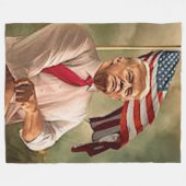 TRUMP 2024 FLEECEDECKE (Vorderseite (Horizontal))