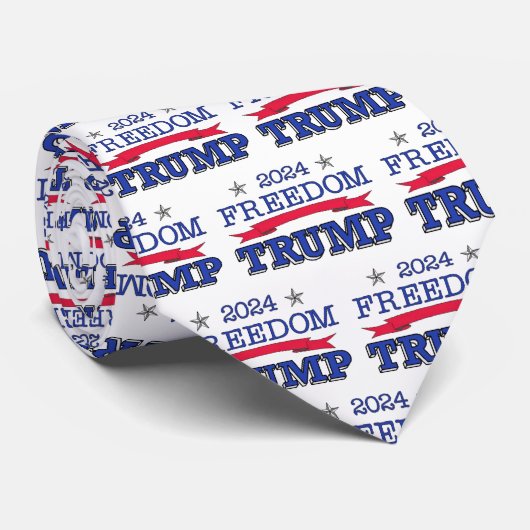 TRUMP 2024 Freedom Neck Tie Krawatte (Gerollt)