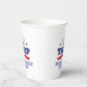 Trump 2024 - Freiheit der Familie Pappbecher (Rechts)