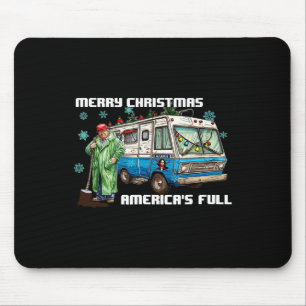 Trump 2024 Frohe Weihnachten - Amerika ist voll Mousepad
