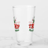 Trump 2024 Frohe Weihnachtsbläser Glas (Links)