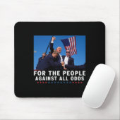 Trump 2024 für das Volk Mousepad (Mit Mouse)