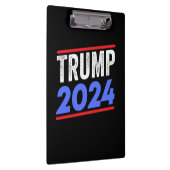 Trump 2024 für die Wahl von Präsident Donald Jr. M Klemmbrett (Rechts)