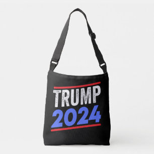 Trump 2024 für die Wahl von Präsident Donald Jr. M Tragetaschen Mit Langen Trägern