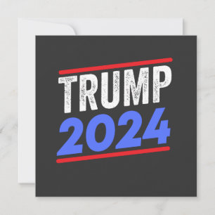 Trump 2024 Für Präsident Donald Jr. Maga Wahl Einladung