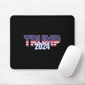 Trump 2024 für Präsident konservative Republikaner Mousepad (Mit Mouse)