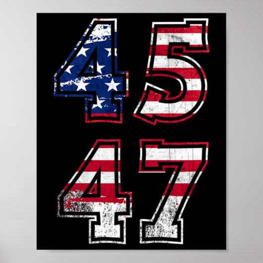 Trump 2024 für Präsident Poster (Vorne)