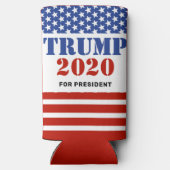 Trump 2024 für Präsidentschaftswahlkampf Selters Dosenkühler (Rückseite)