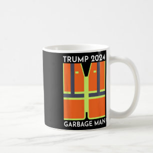 Trump 2024 Garbage Man Funny Garbage Patriots Supp Kaffeetasse