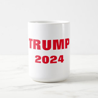 Trump 2024 Gastgeschenk mit farbenfrohen, weißen G Kaffeetasse