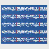 Trump 2024 Gemein Tweete Wahlen Geschenkpapier (Flach)