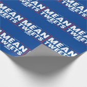 Trump 2024 Gemein Tweete Wahlen Geschenkpapier (Ecke)
