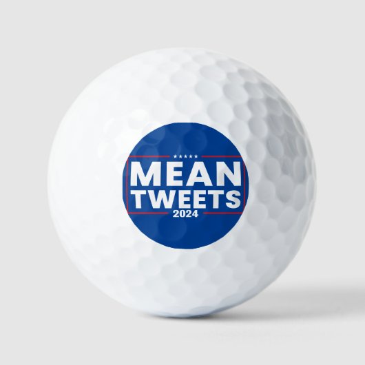 Trump 2024 Gemein Tweete Wahlen Golfball (Vorderseite)