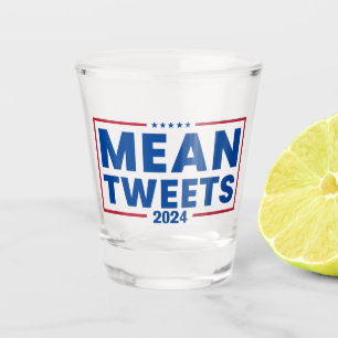 Trump 2024 Gemein Tweete Wahlen Schnapsglas