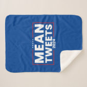 Trump 2024 Gemein Tweete Wahlen Sherpadecke (Vorderseite (Horizontal))