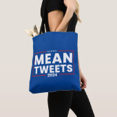 Trump 2024 Gemein Tweete Wahlen Tasche (Von Nahem)