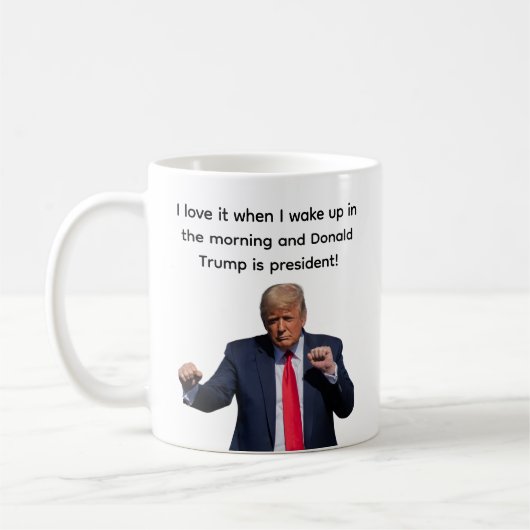 Trump 2024-Geschenk Kaffeetasse (Links)