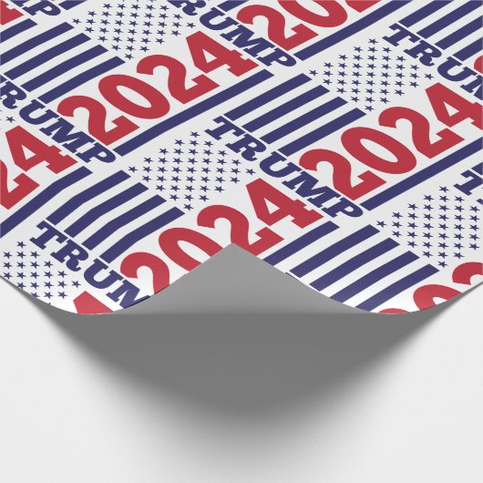 Trump 2024 geschenkpapier (Ecke)