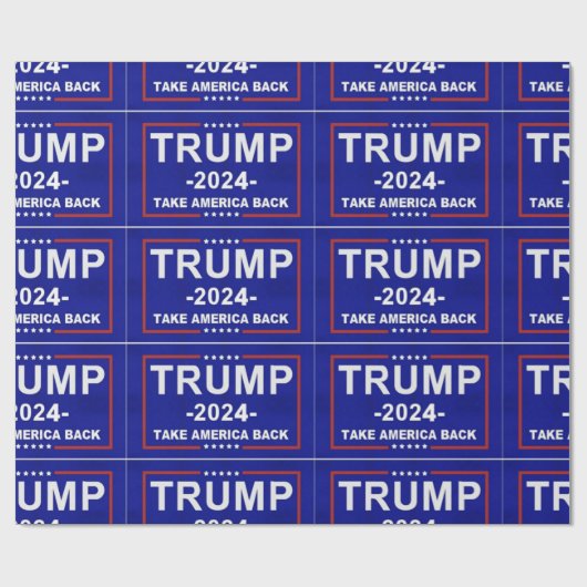 TRUMP 2024 GESCHENKPAPIER (Flach)