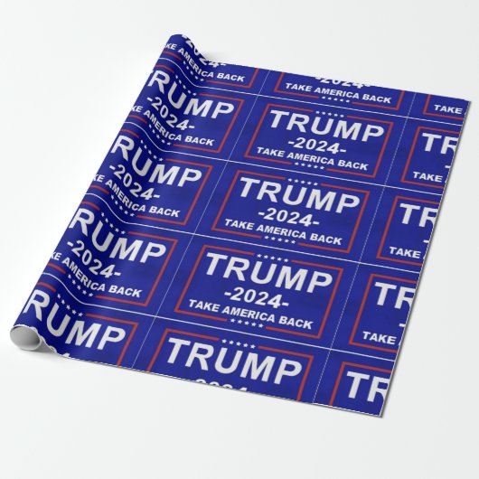 TRUMP 2024 GESCHENKPAPIER (Ungerollt)