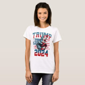 Trump 2024 Girl Women's Basic T - Shirt (Vorne ganz)