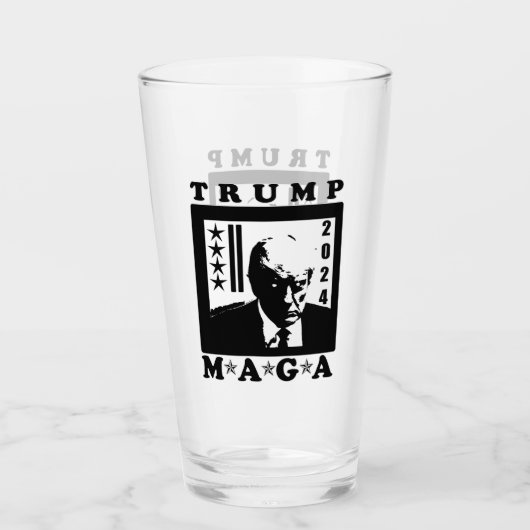 TRUMP 2024 GLAS (Vorderseite)