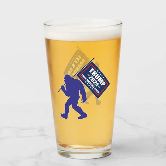 Trump 2024 glas (Vorne (Gefüllt))