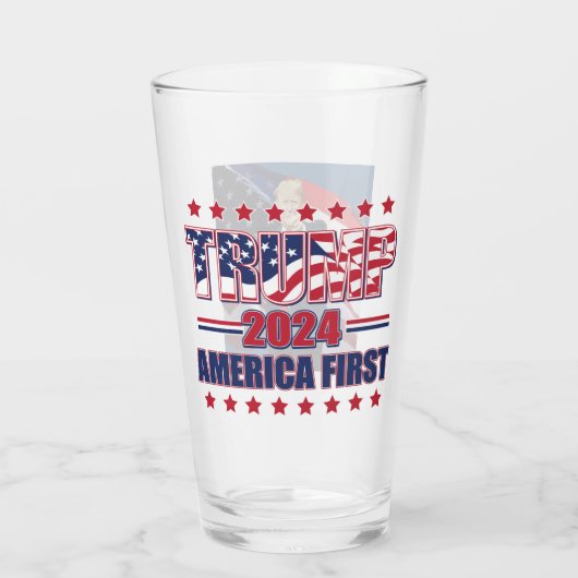 Trump 2024 glas (Rückseite)
