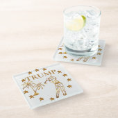 TRUMP 2024 GLASUNTERSETZER (Schrägansicht)