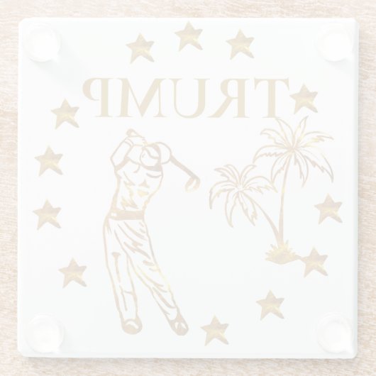 TRUMP 2024 GLASUNTERSETZER (Rückseite)