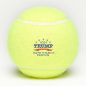 Trump 2024: Glaube, Familie, Freiheit Tennisbälle (Rückseite)