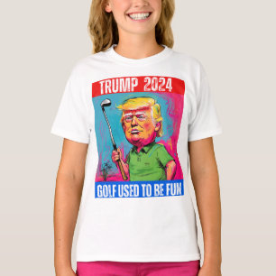 TRUMP 2024 GOLF HAT FRÜHER GEFUNDEN T-Shirt