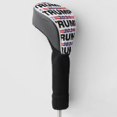 Trump 2024 golf headcover (angewinkelt)