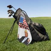 TRUMP 2024 GOLF TOWEL PATRIOTIC GOLFHANDTUCH (Gras)