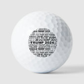 Trump 2024 golfball (Vorderseite)