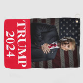 Trump 2024 golfhandtuch (Horizontal)