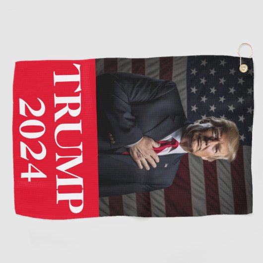 Trump 2024 golfhandtuch (Horizontal)
